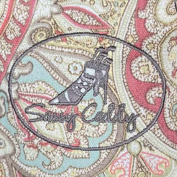 Womens Y2K Sassy Caddy Golf Shoe Sports Multifunction Tote Bag Paisley Print - Picture 5 of 11